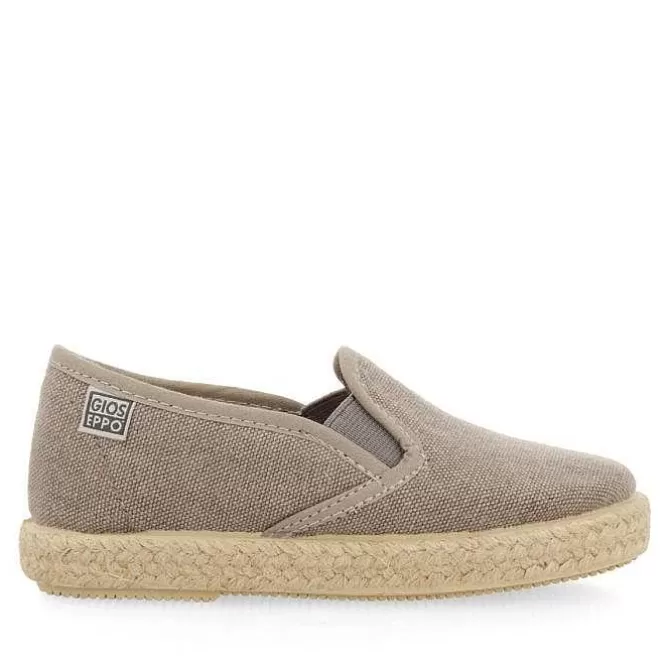 Bebe | Sneakers Bebe Nino<Gioseppo Alpargatas Orizaba Bebes Color Gris Con Elasticos Laterales