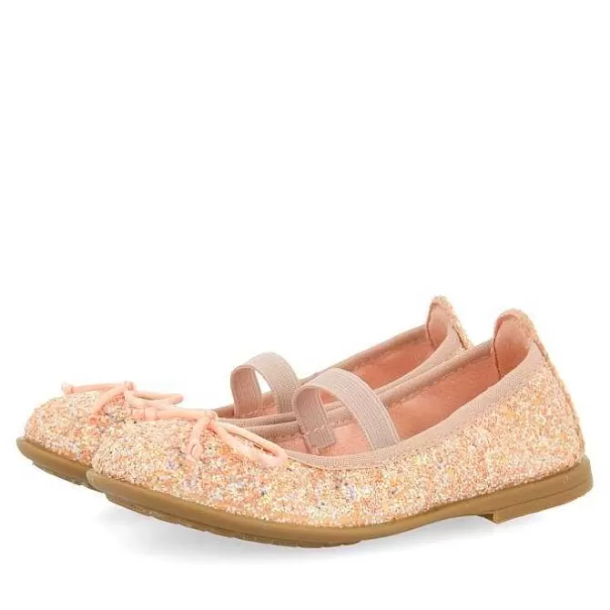 Niñas | Zapatos De Bailarina<Gioseppo Bailarinas Con Purpurina Y Tira Elastica Para Nina Y Nino Rosa Molalla