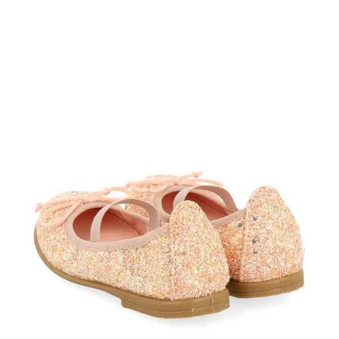 Niñas | Zapatos De Bailarina<Gioseppo Bailarinas Con Purpurina Y Tira Elastica Para Nina Y Nino Rosa Molalla