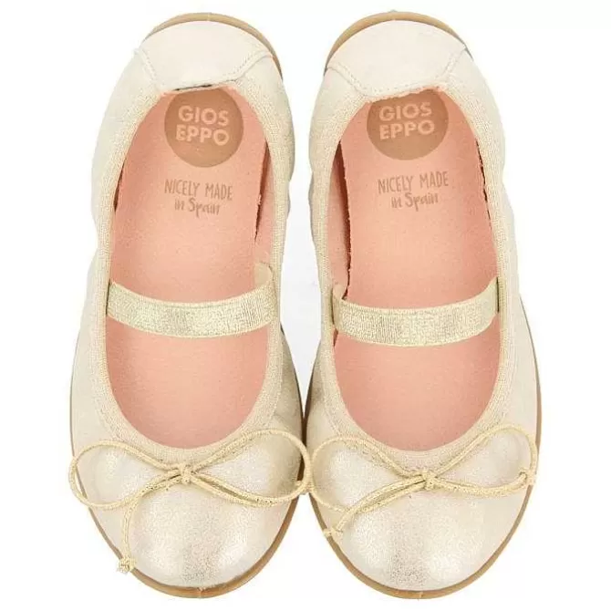 Niñas | Zapatos De Bailarina<Gioseppo Bailarinas Metalizadas Acabado Fantasia Y Tira Elastica Para Nina Y Nino Redruth