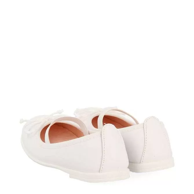 Niñas | Zapatos De Bailarina<Gioseppo Bailarinas Nina Pagadian De Piel Blanca