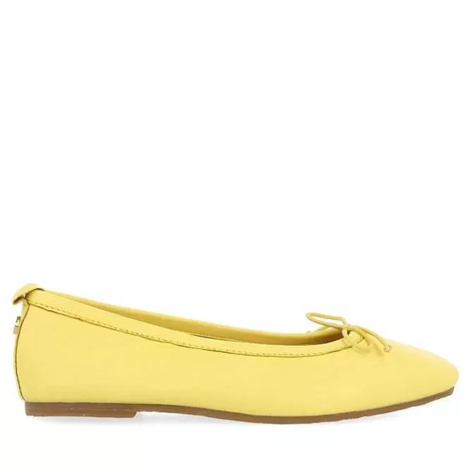 Niñas | Zapatos De Bailarina<Gioseppo Bailarinas Piel Amarilla Con Plantilla Fantasia Nina Y Nino Chipley