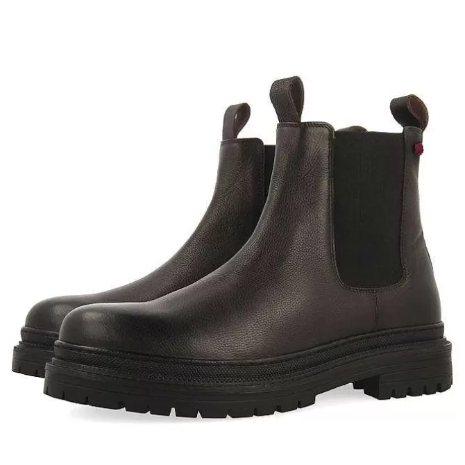 Botas<Gioseppo Botines Chelsea De Hombre Randegg Serraje Marron