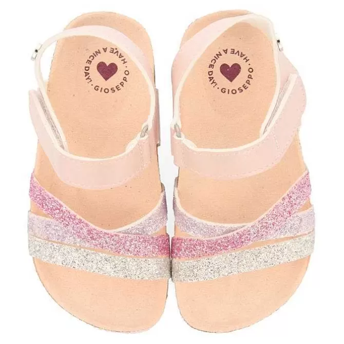 Niñas | Chancletas<Gioseppo Chanclas Bio Tirantes Cruzados Suela Brillo Rosa Para Nina Y Nino Carolina