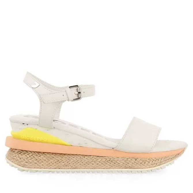 Sandalias Cuña<Gioseppo Cuñas Deportivas De Mujer Urandi Blancas.