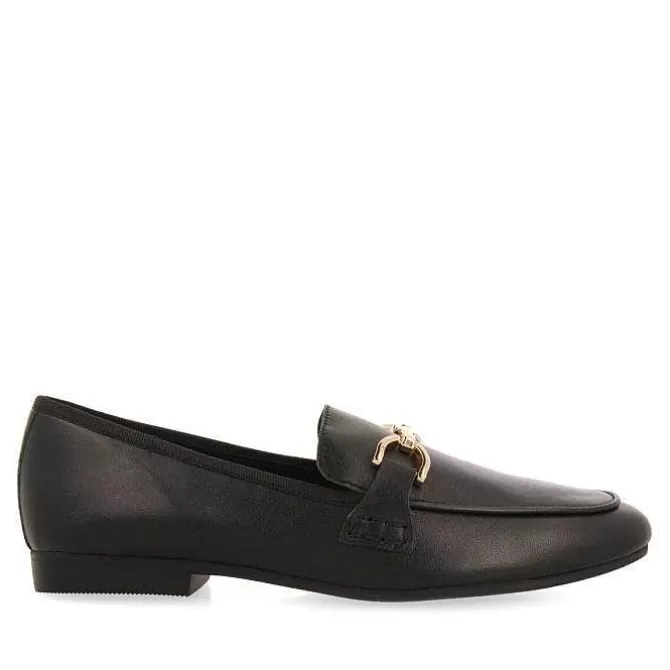 Bailarinas<Gioseppo Mocasines De Mujer Fraxern De Piel En Color Negro