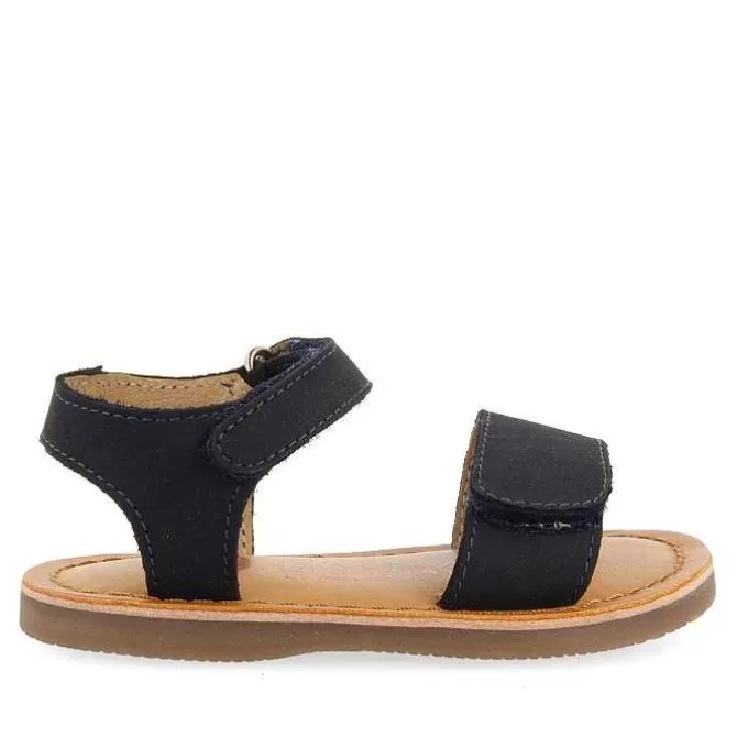 Bebe | Sandalias Bebe Nino<Gioseppo Sandalias Cierre Ajustable Piel Azul Marino Palmetto
