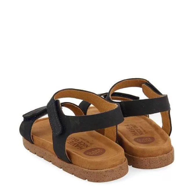 Niños | Sandalias<Gioseppo Sandalias De Piel Azul Marino Con Cierres Ajustables Y Suela Tipo Bio Para Nino Y Nina Bude