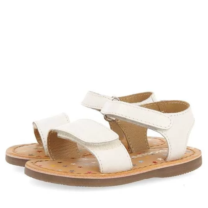 Bebe | Sandalias Bebe Nina<Gioseppo Sandalias De Piel Blanca Estampado Fantasia Para Bebe Himare
