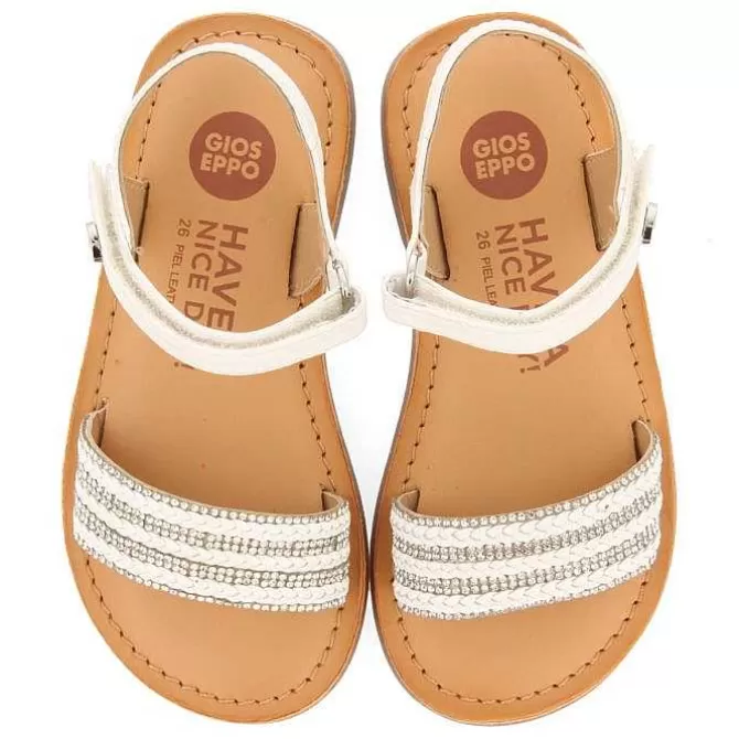 Niñas | Sandalias<Gioseppo Sandalias De Piel Con Adornos Y Cierre Ajustable Color Nude Para Nina Y Nino Mireval