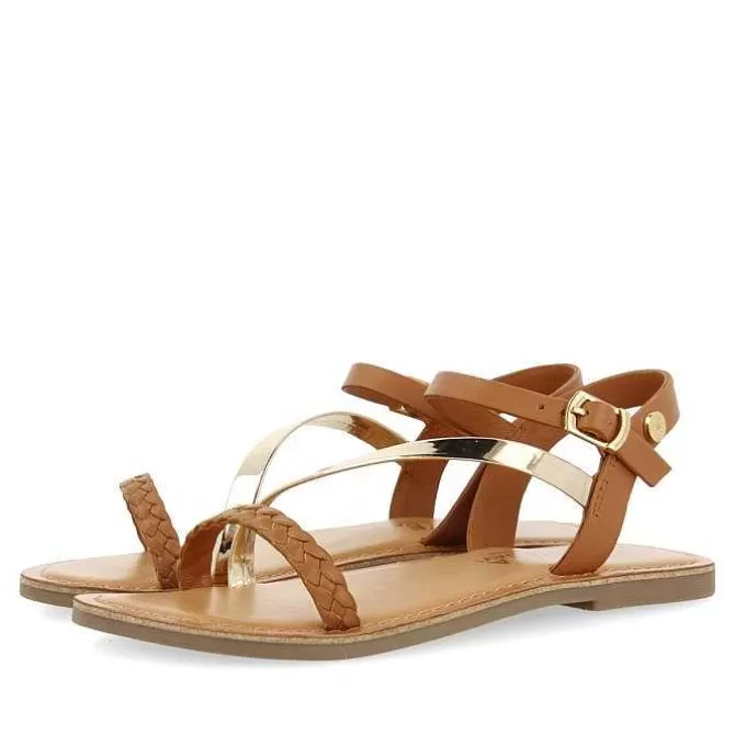 Niñas | Sandalias<Gioseppo Sandalias De Piel Con Detalles Trenzados Y Metalizados Para Nina Y Nino Helix