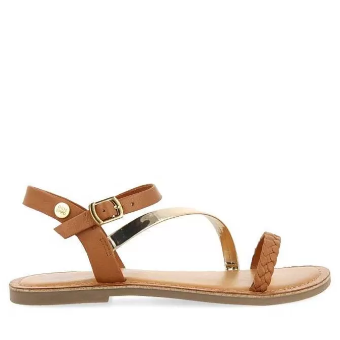 Niñas | Sandalias<Gioseppo Sandalias De Piel Con Detalles Trenzados Y Metalizados Para Nina Y Nino Helix