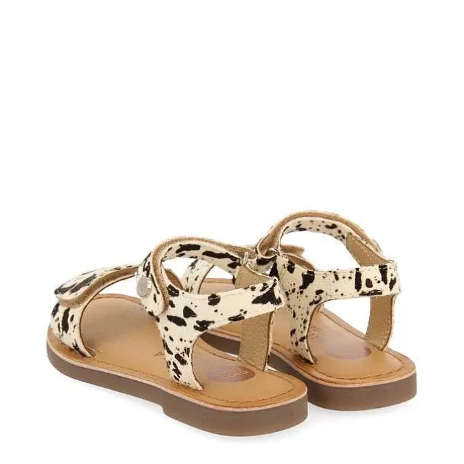 Niñas | Sandalias<Gioseppo Sandalias De Piel Con Estampado Animal Y Cierre Ajustable Para Nina Selite