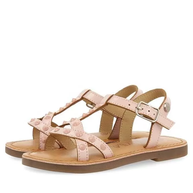 Niñas | Sandalias<Gioseppo Sandalias De Piel Con Tachuelas Rosa Para Nina Y Nino Mawes