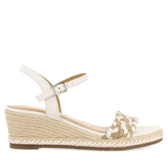 Sandalias Cuña<Gioseppo Sandalias De Piel Con Trenzado Bicolor Y Cuña De Yute Para Mujer Sunol