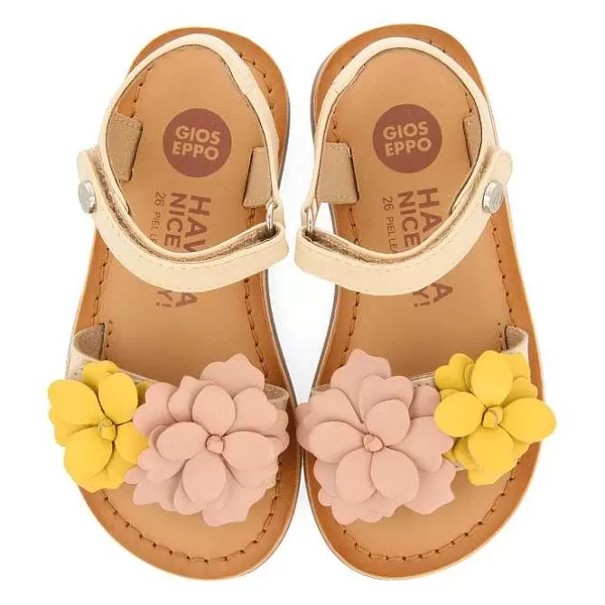 Niñas | Sandalias<Gioseppo Sandalias De Piel Multicolor Con Adornos De Flores Para Nina Y Nino Shegan