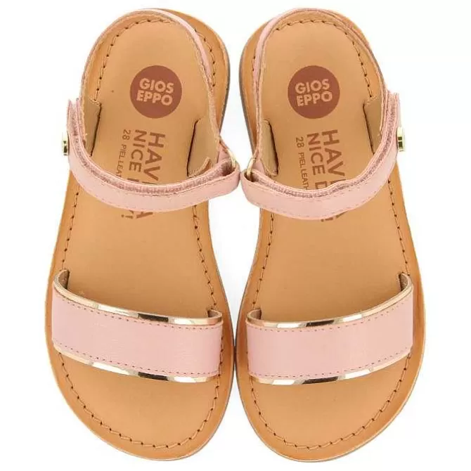 Niñas | Sandalias<Gioseppo Sandalias De Piel Rosa Con Detalles Metalizados Para Nina Y Nino Kavaje