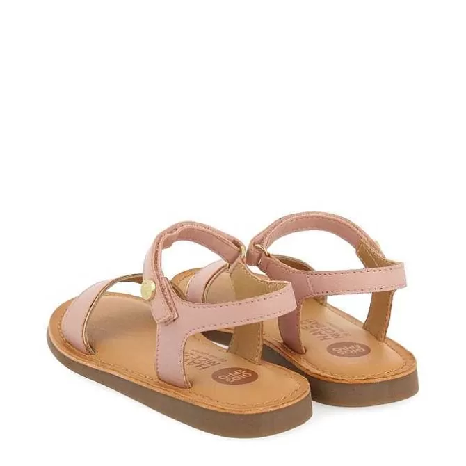 Niñas | Sandalias<Gioseppo Sandalias De Piel Rosa Con Detalles Metalizados Para Nina Y Nino Kavaje