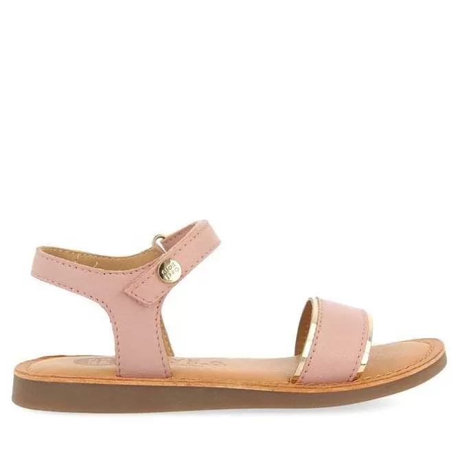 Niñas | Sandalias<Gioseppo Sandalias De Piel Rosa Con Detalles Metalizados Para Nina Y Nino Kavaje