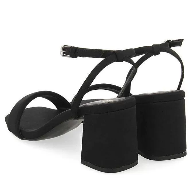 Sandalias Tacon<Gioseppo Sandalias De Tacon Negro Y Tira Acolchada Para Mujer Giarre