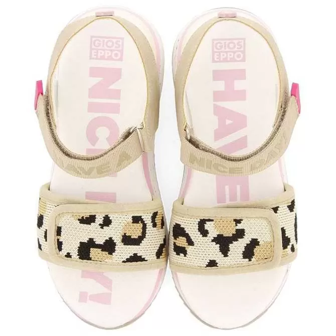 Niñas | Sandalias<Gioseppo Sandalias Deportivas Animal Print Tirantes Ajustables Para Nina Y Nino Ficarra