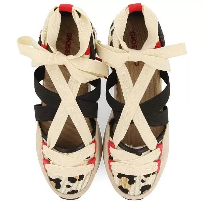 Sandalias Deportivas<Gioseppo Sandalias Deportivas Con Cuña Y Estampado Leopardo Para Mujer Rowlett