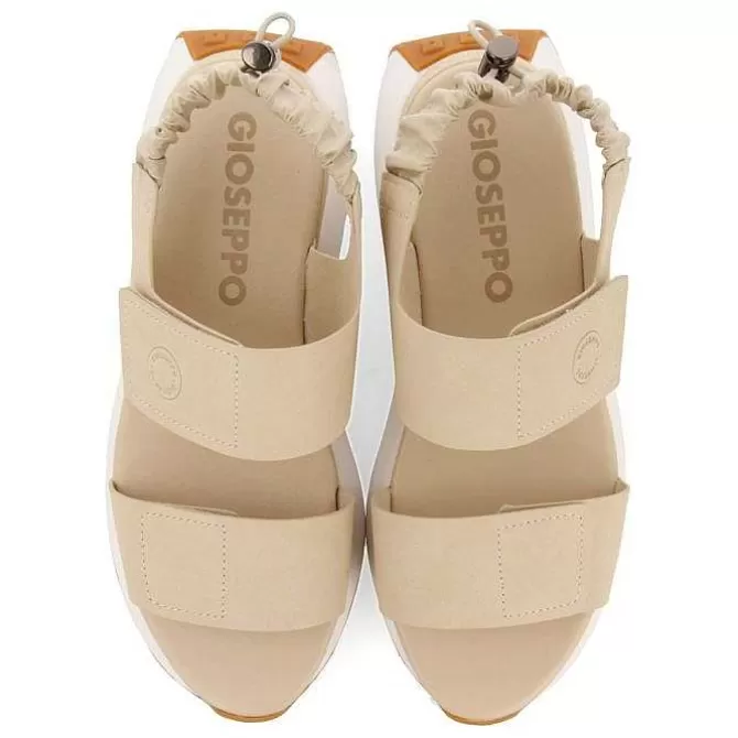 Sandalias Deportivas<Gioseppo Sandalias Deportivas Con Detalle Volante Elastico En Blanco Para Mujer Fratar