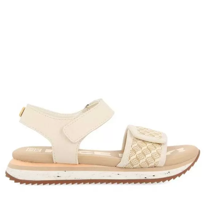 Niñas | Sandalias<Gioseppo Sandalias Deportivas Con Rafia Blanco Rojo Para Nina Y Nino Melan