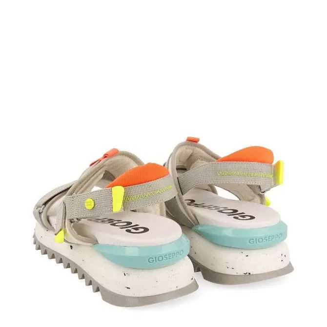 Sandalias Deportivas<Gioseppo Sandalias Deportivas De Mujer Blaru En Blanco Y Gris.