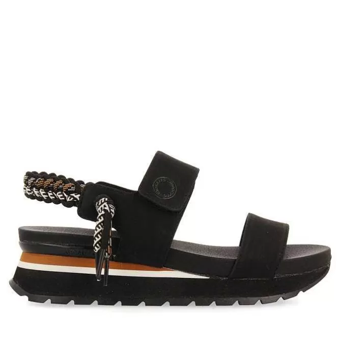 Sandalias Deportivas<Gioseppo Sandalias Deportivas Negras Con Detalle Trasero Multicolor Para Mujer Austell