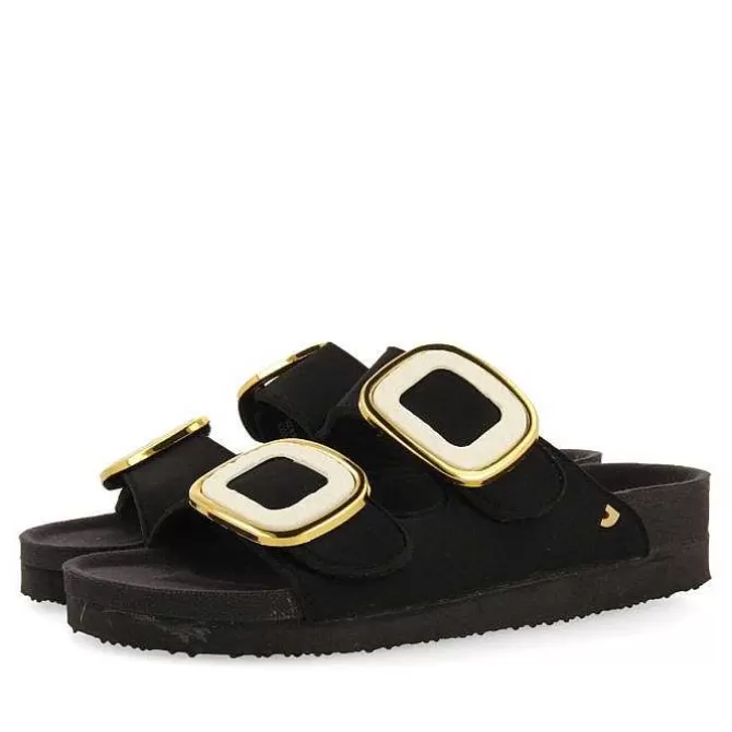Sandalias Planas<Gioseppo Sandalias Estilo Bio Blanco Decorado Joya Budaors Mujer