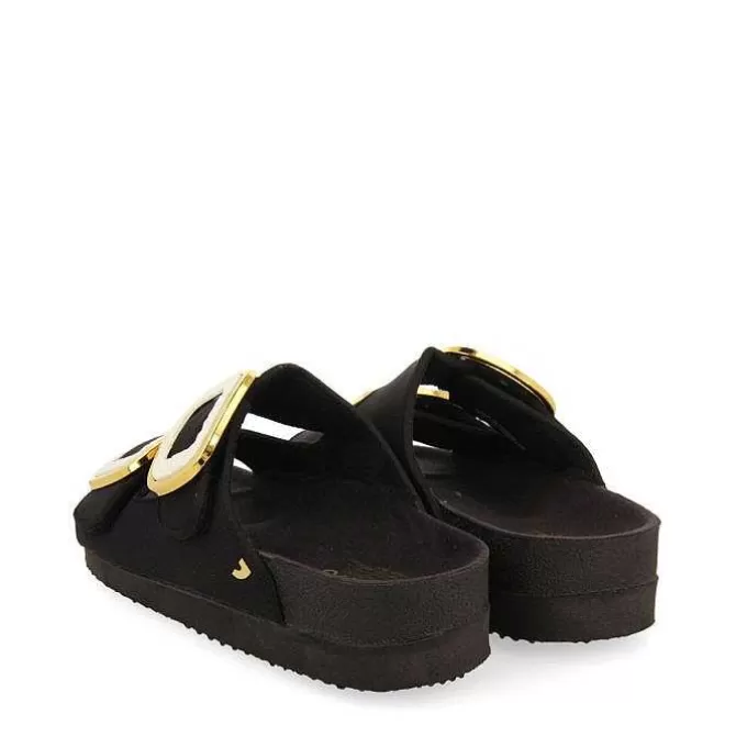 Sandalias Planas<Gioseppo Sandalias Estilo Bio Blanco Decorado Joya Budaors Mujer