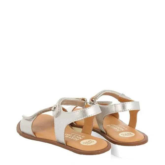Niñas | Sandalias<Gioseppo Sandalias Estilo Griego Piel Plata Para Nina Y Nino Malfa