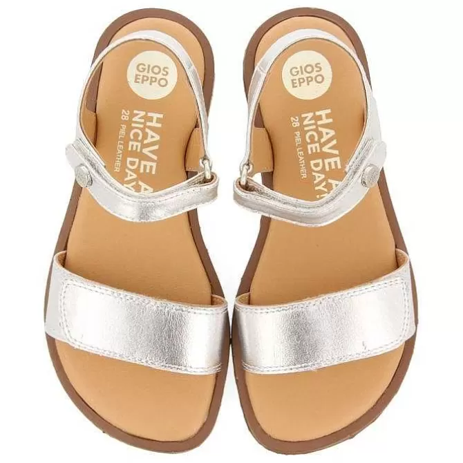 Niñas | Sandalias<Gioseppo Sandalias Estilo Griego Piel Plata Para Nina Y Nino Malfa