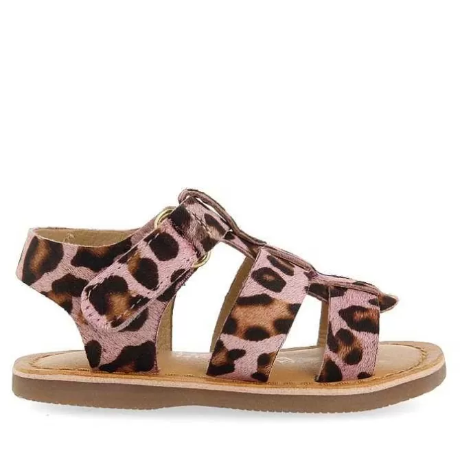 Bebe | Sandalias Bebe Nina<Gioseppo Sandalias Estilo Romanas De Piel Con Estampado Animal Para Bebe Generac