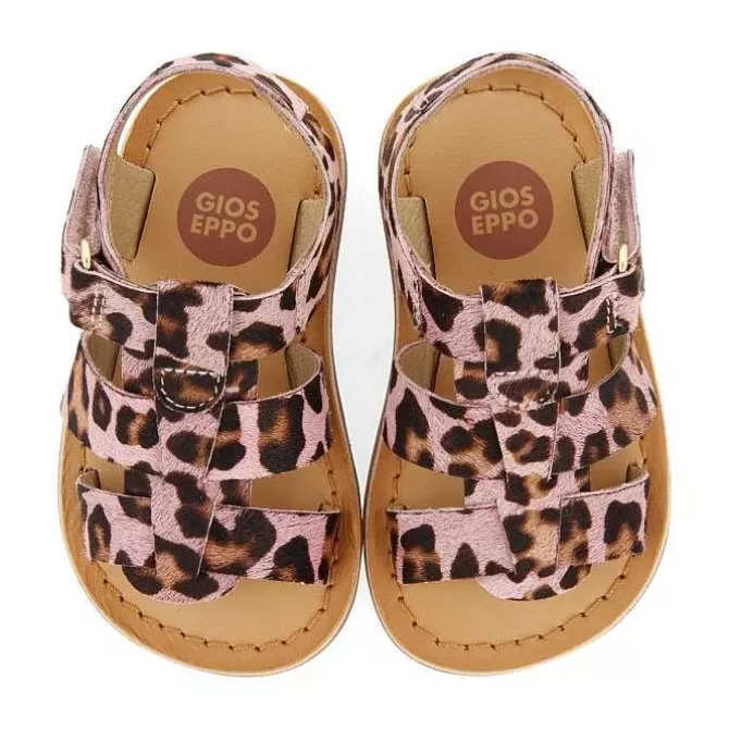 Bebe | Sandalias Bebe Nina<Gioseppo Sandalias Estilo Romanas De Piel Con Estampado Animal Para Bebe Generac