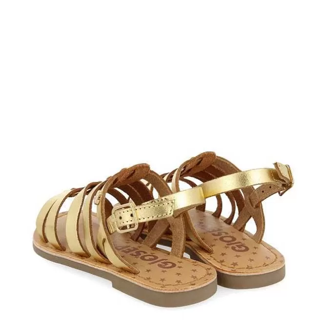 Niñas | Sandalias<Gioseppo Sandalias Estilo Romano Piel Dorada Nina Y Nino Leni