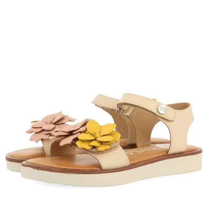 Niñas | Sandalias<Gioseppo Sandalias Multicolor De Piel Con Adorno De Flores Para Nina Y Nino Nehalem