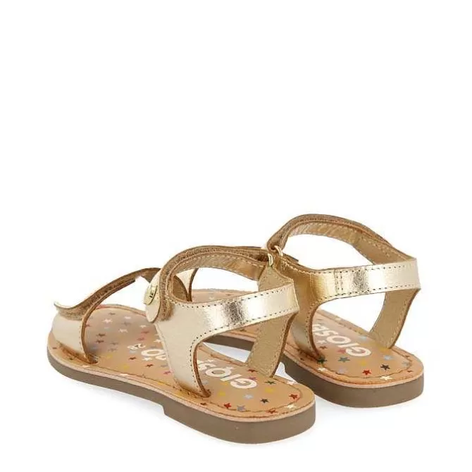 Niñas | Sandalias<Gioseppo Sandalias Piel Dorada Estampado Fantasia Nina Y Nino Gigean