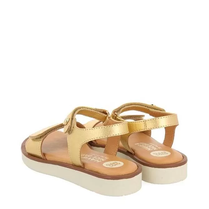 Niñas | Sandalias<Gioseppo Sandalias Piel Estilo Griega Dorada Nina Y Nino Malfa