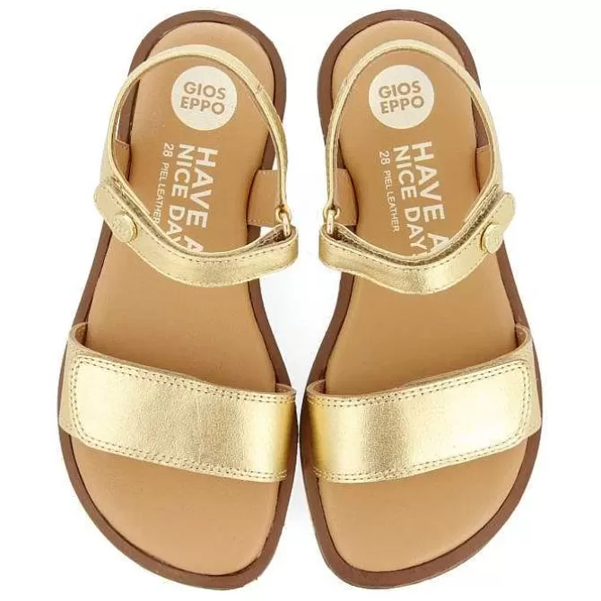 Niñas | Sandalias<Gioseppo Sandalias Piel Estilo Griega Dorada Nina Y Nino Malfa