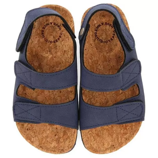 Niños | Chancletas<Gioseppo Sandalias Suela Bio Azul Marino Con Cierre Ajustable Para Nino Y Nina Krapina