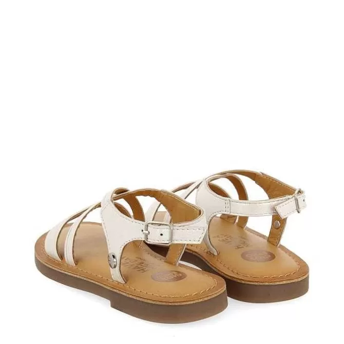 Niñas | Sandalias<Gioseppo Sandalias Tiras Tubulares De Piel Blancas Para Nina Y Nino Kerrier