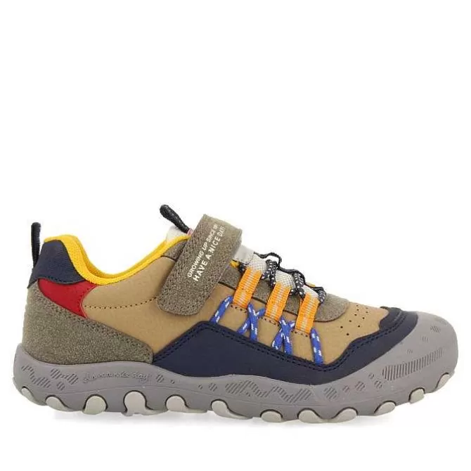 Niños | Zapatillas<Gioseppo Sneakers Beige Estilo Californiano Con Cierres Ajustables Para Nino Y Nina