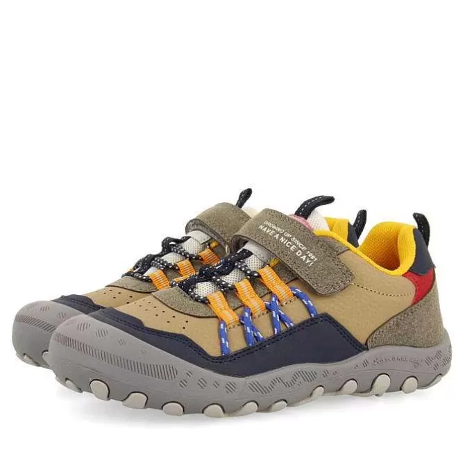 Niños | Zapatillas<Gioseppo Sneakers Beige Estilo Californiano Con Cierres Ajustables Para Nino Y Nina