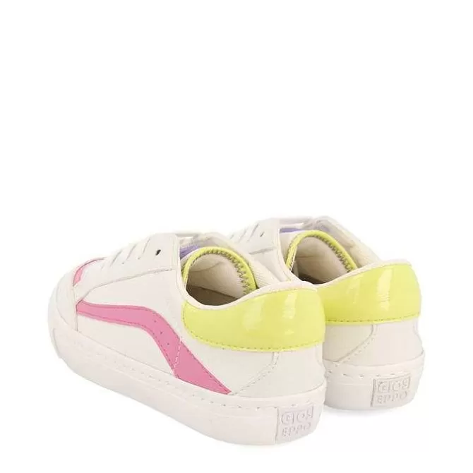 Niñas | Zapatillas<Gioseppo Sneakers Blancas Con Detalles De Colores Nina Y Nino Cusick