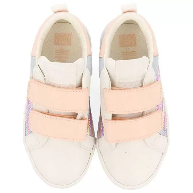 Niñas | Zapatillas<Gioseppo Sneakers Blancas Con Lentejuelas Multicolor Nina Y Nino Glenvar