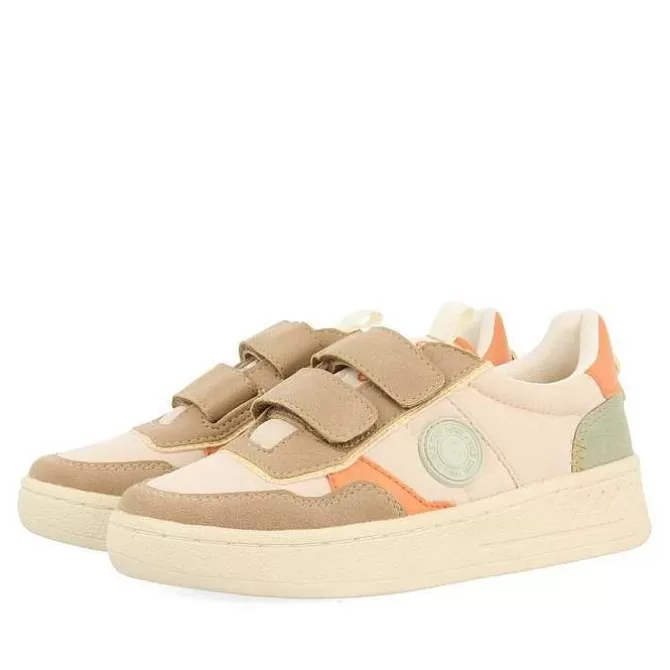 Niñas | Zapatillas<Gioseppo Sneakers Color Beige Estilo Retro Con Detalles De Colores Para Nina Y Nino Welaka