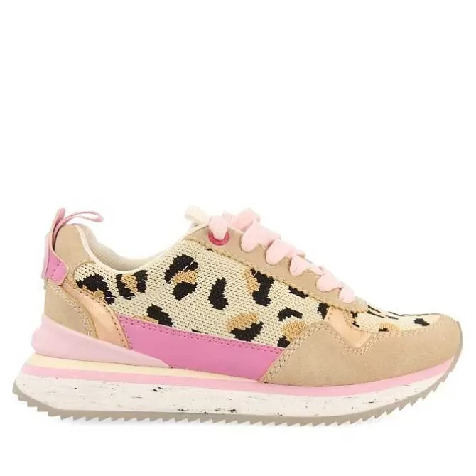 Niñas | Zapatillas<Gioseppo Sneakers Con Estampado Animal Y Detalles En Rosa Para Nina Y Nino Ives