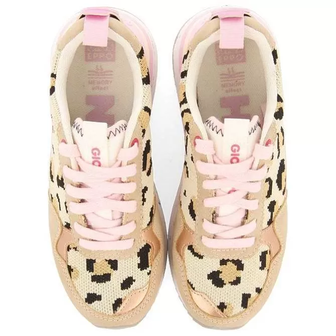 Niñas | Zapatillas<Gioseppo Sneakers Con Estampado Animal Y Detalles En Rosa Para Nina Y Nino Ives